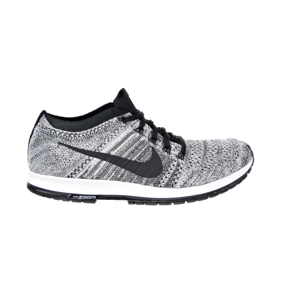 Nike Flyknit Streak Black/Black Wolf Grey White 835994-003 Men's Shoes Size 14